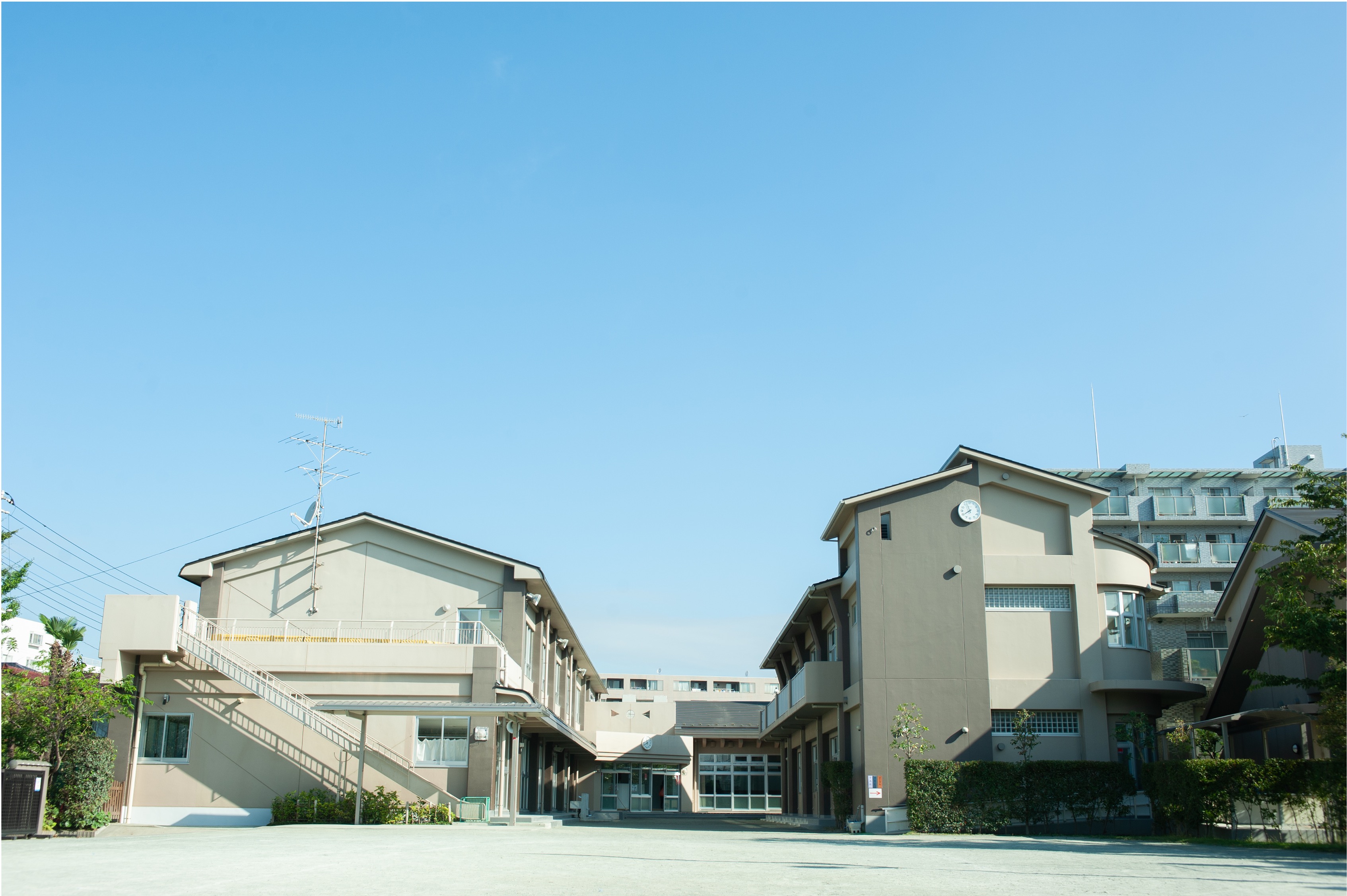 青木幼稚園のキャンパス