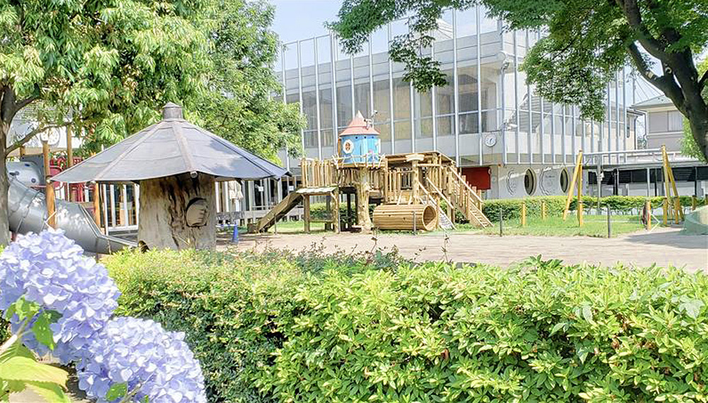 調布白菊幼稚園のキャンパス